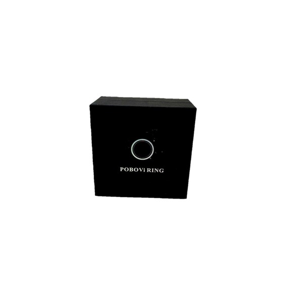 Pobovi Smart Ring‎ with Wireless Charging Case, 6-Day Battery. Black Size 11 - Picture 1 of 5